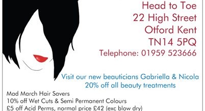 Recommend a Friend and get £££s off treatments – Hair and Beauty in Otford, Kent